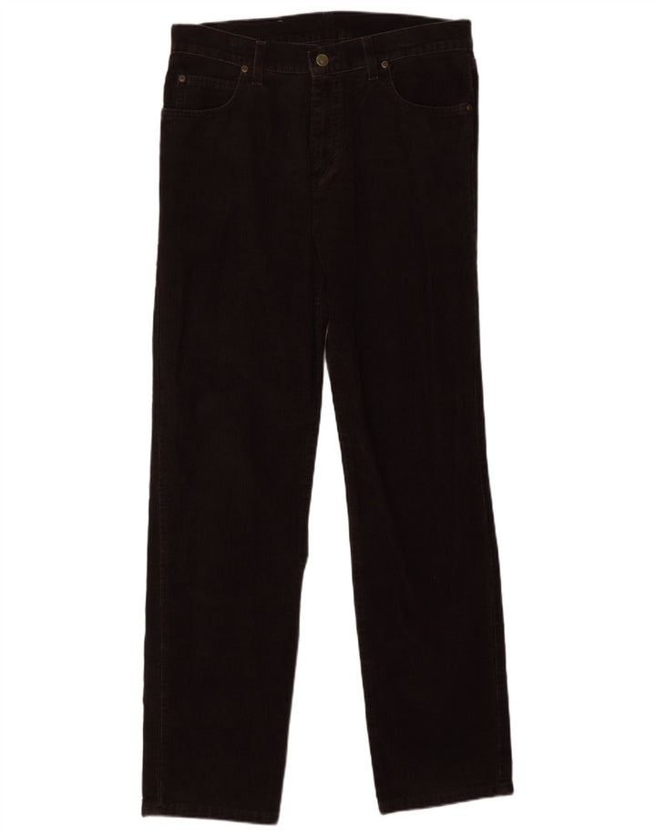 LEE Pantalones rectos de pana Brooklyn para hombre W32 L32 Algodón marrón