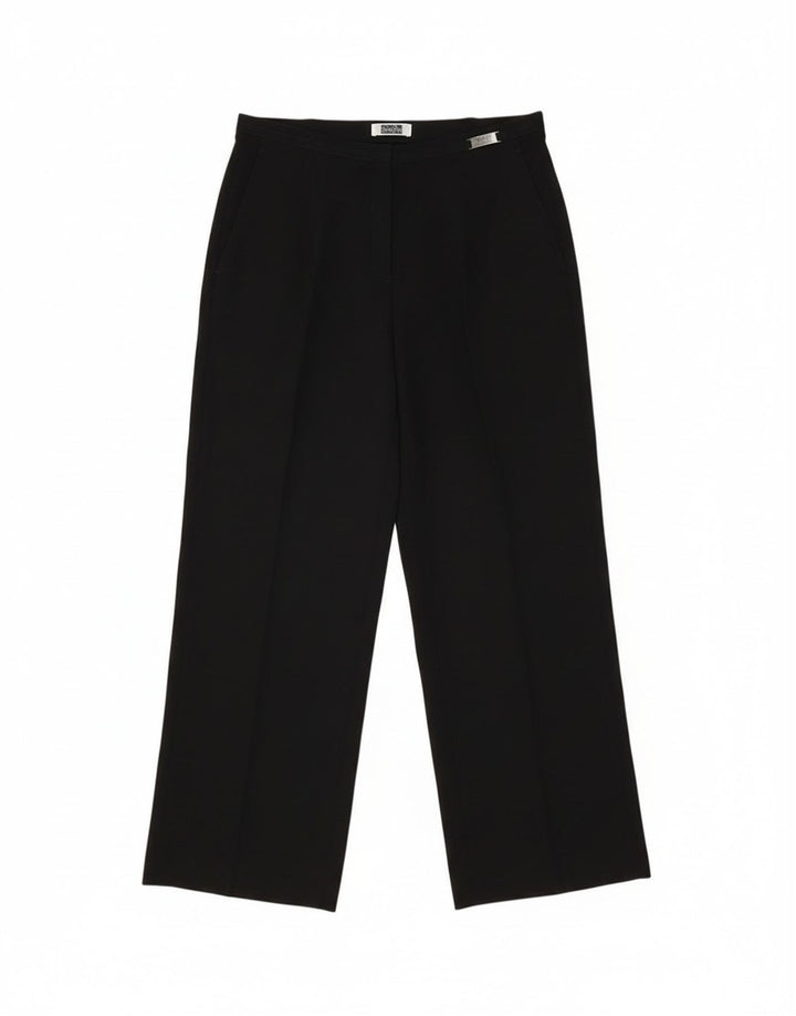 Perte by Krizia Pantalón chino recto para mujer W32 L28 Poliéster negro