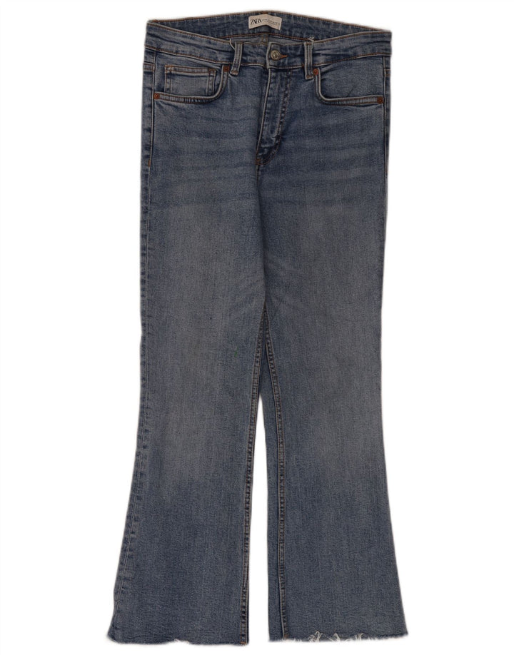 Zara Jeans Bootcut Mujer EU 40 Mediano W30 L28 Algodón Azul
