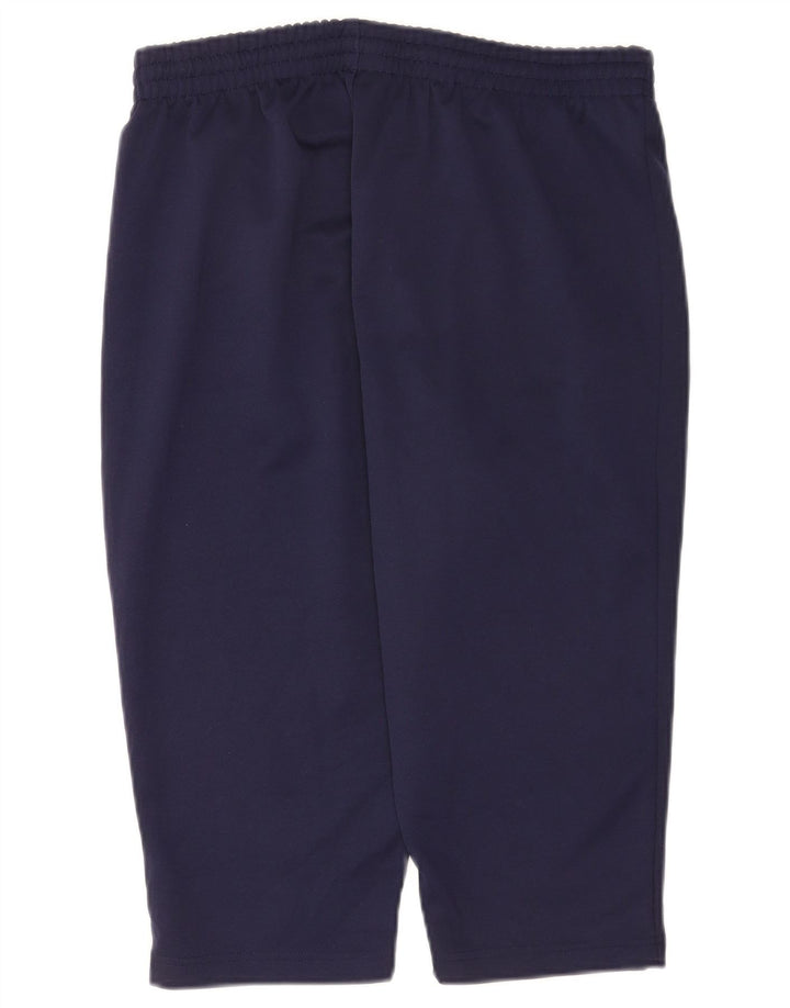 Kappa Bermudas deportivas para hombre, talla grande, poliéster azul marino