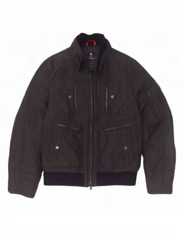 Fay Chaqueta Bomber Acolchada para Hombre UK 40 Large Azul Marino