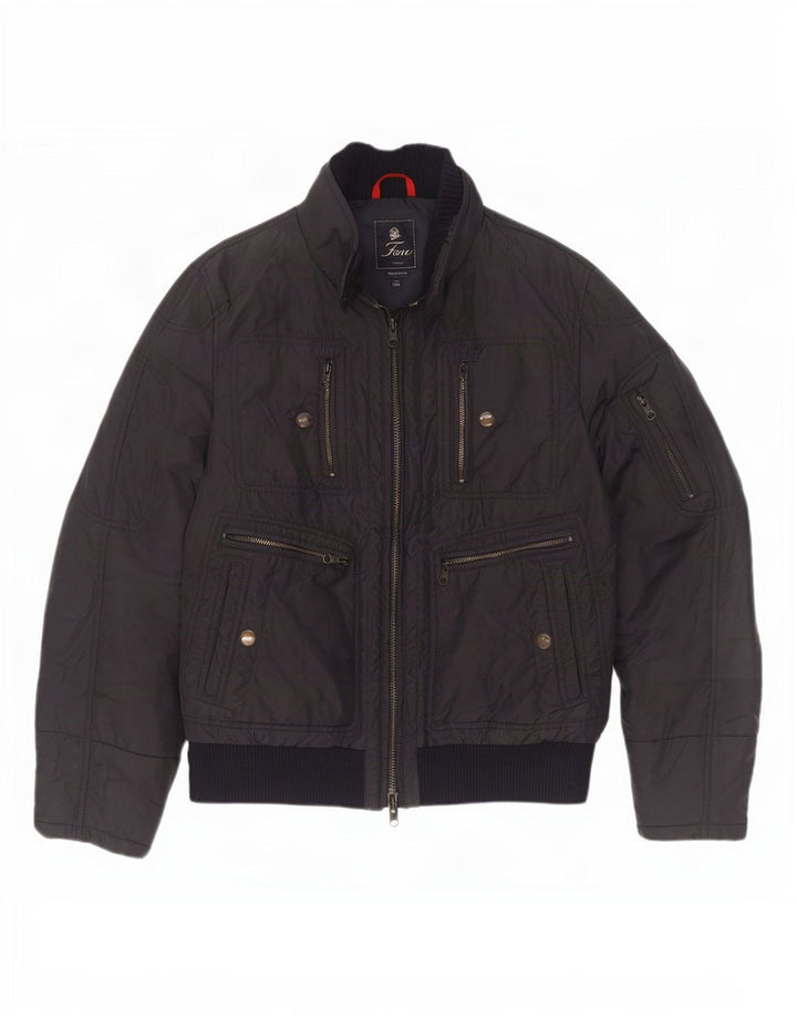 Fay Chaqueta Bomber Acolchada para Hombre UK 40 Large Azul Marino