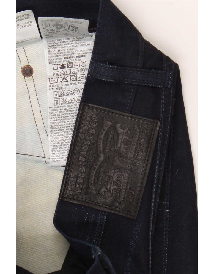 Levi's Jeans rectos 513 para hombre W36 L34 Algodón azul marino