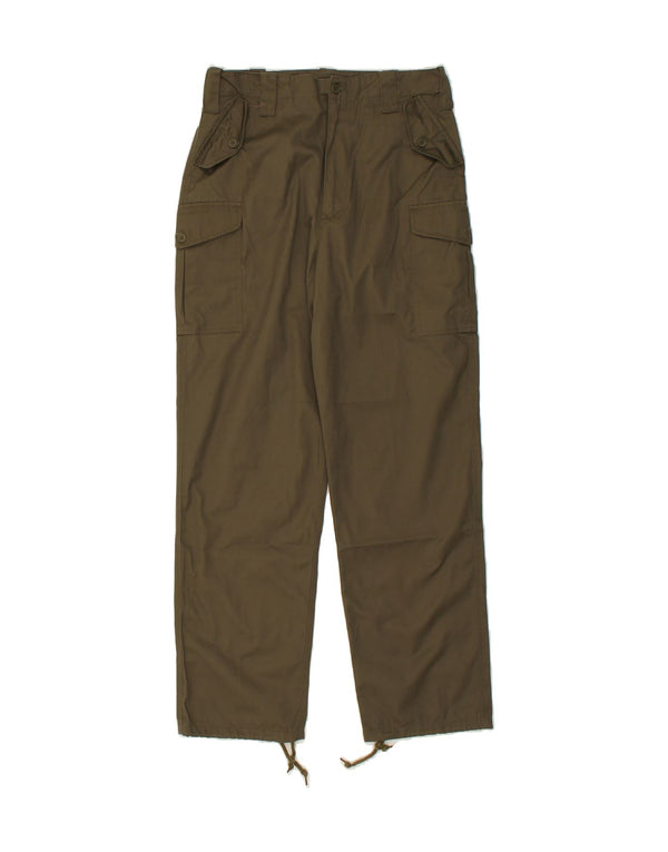 VINTAGE Pantalón cargo recto para hombre W30 L30 Caqui