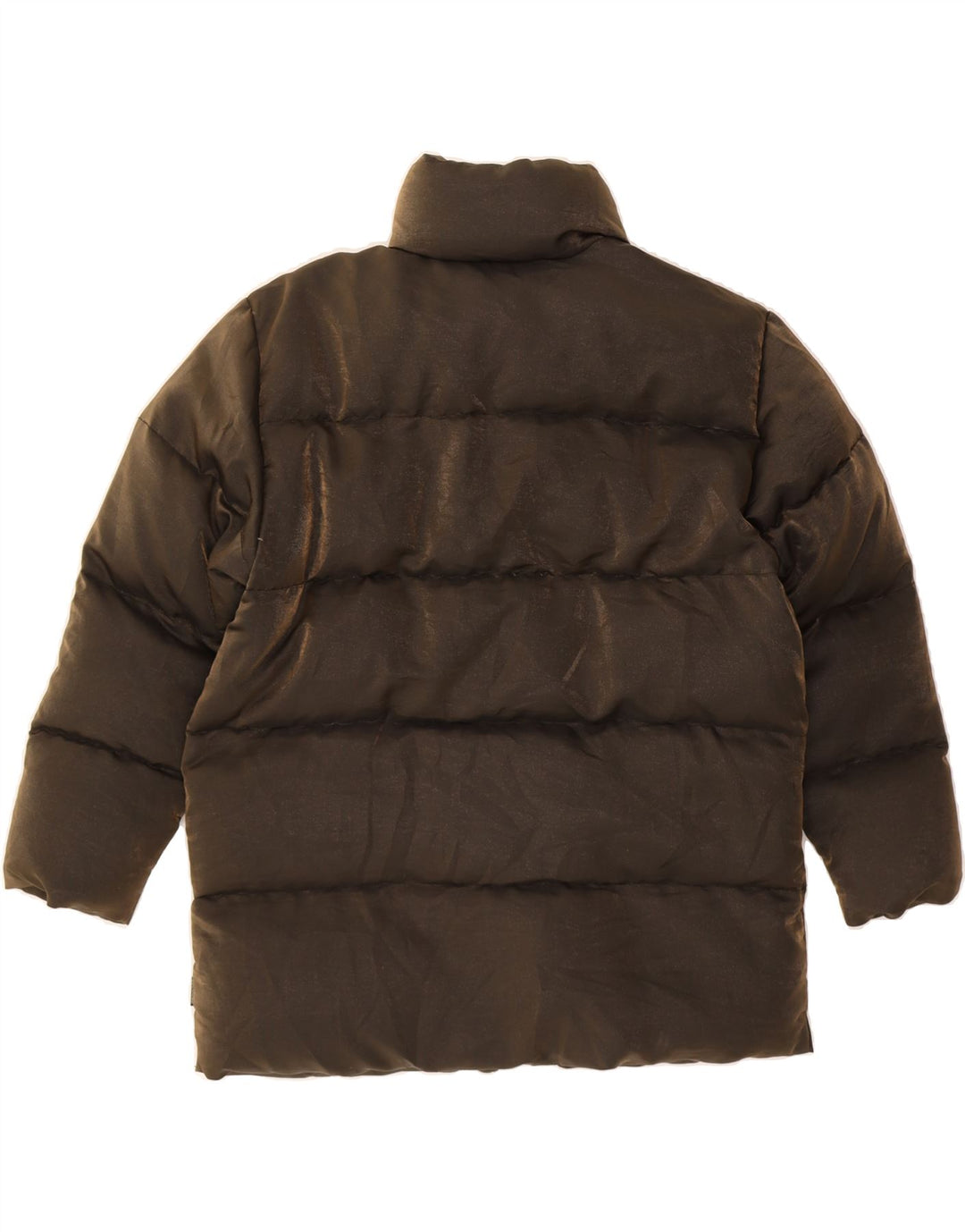 MONCLER Womens Padded Jacket Size 1 Small Brown Vintage Moncler and Second-Hand Moncler from Messina Hembry 