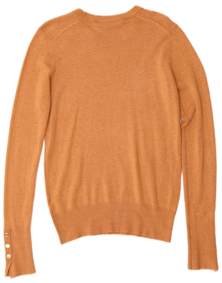 Zara - Jersey con cuello barco para mujer, talla 40, color beige medio