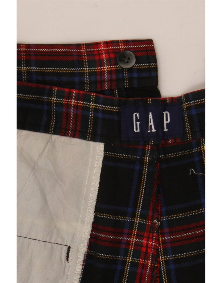 Pantalones cortos chinos con pinzas Gap para hombre W30 Medium Black Check