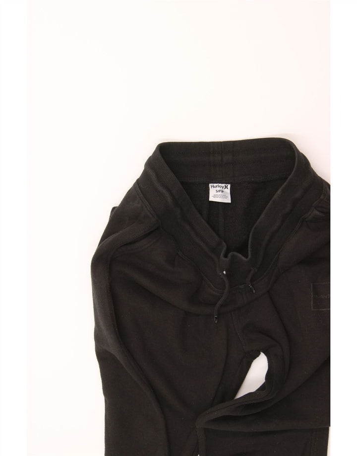 HURLEY Mens Tracksuit Trousers Joggers Small  Black Cotton Vintage Hurley and Second-Hand Hurley from Messina Hembry 