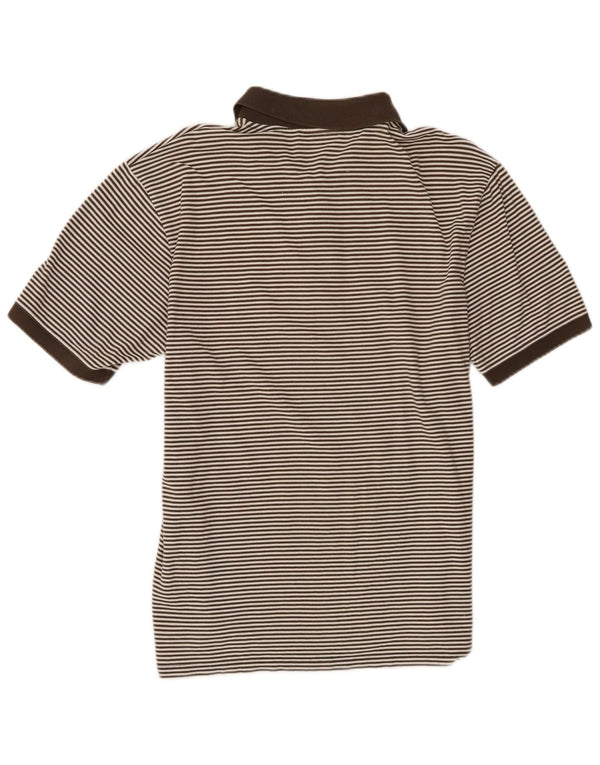 Polo Hugo Boss Hombre XL Algodón Rayas Caqui Caqui