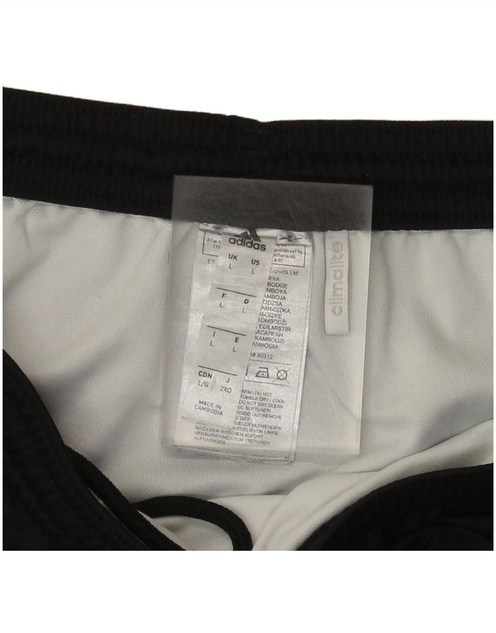 Adidas Mens Climalite Sport Shorts Grande Negro Poliéster