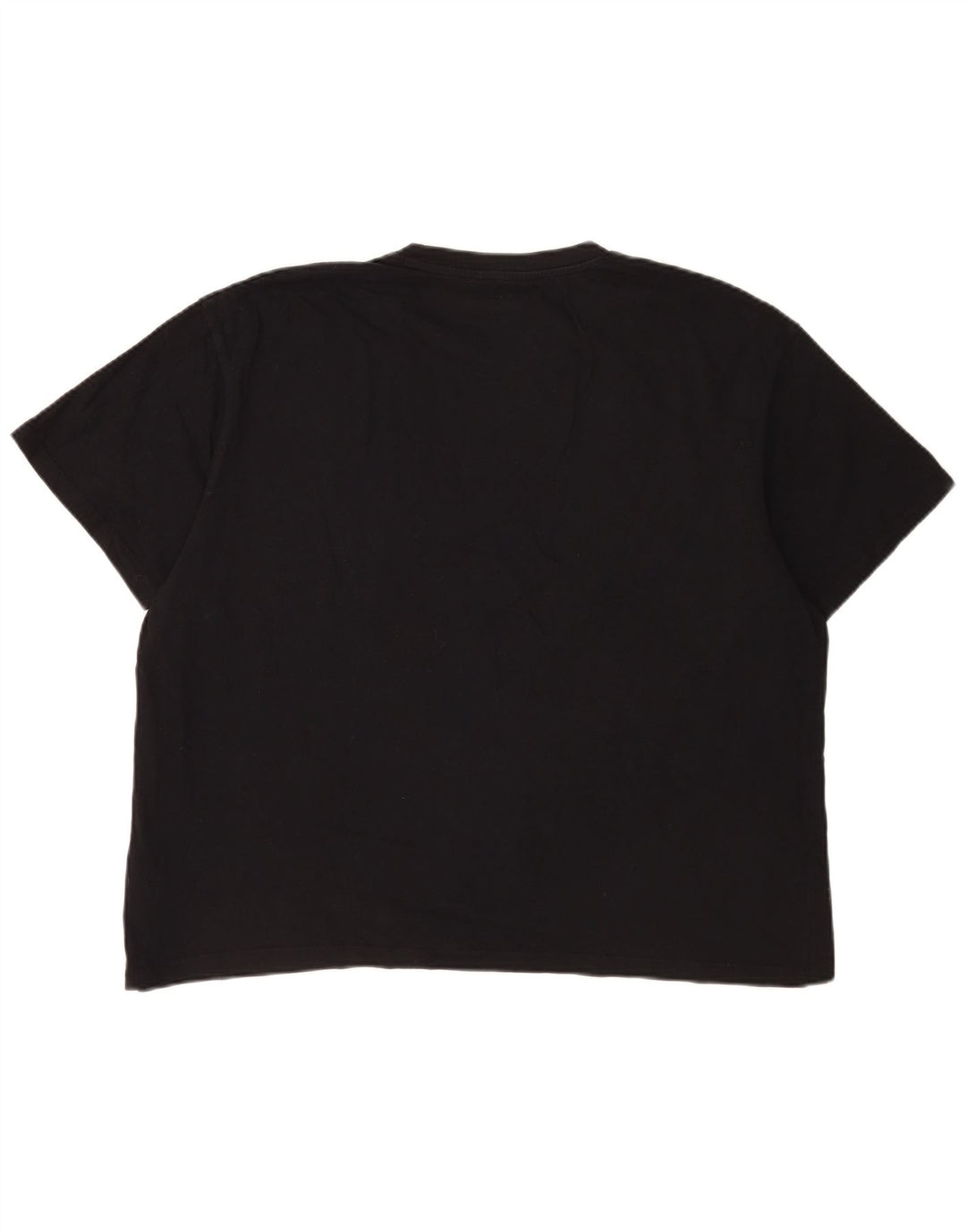 Wrangler - Camiseta para hombre, talla grande, algodón negro