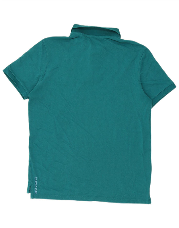 Asociación de Polo de EE. UU. Camisa Hombre Verde Medio