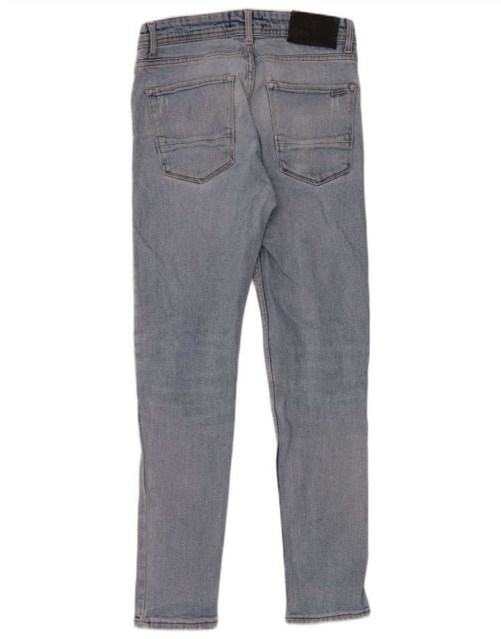 Champion Vaqueros pitillo desgastados para hombre W30 L30 Azul