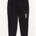 Nike Pantalones De Chándal Con Gráficos Joggers De Algodón Negro Mediano