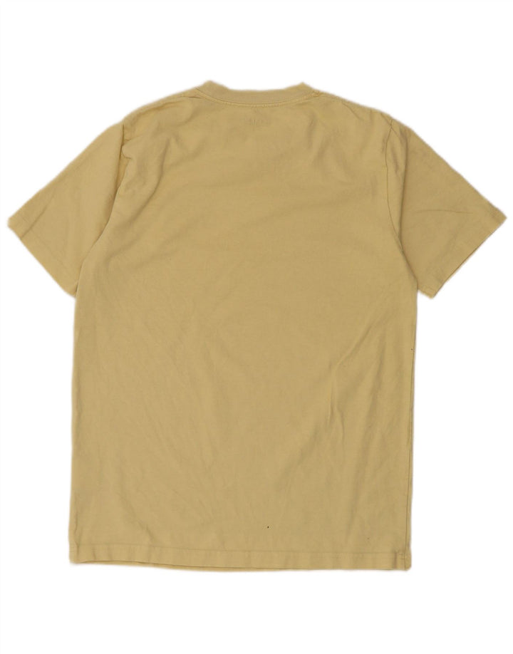 Carhartt Hombre Camiseta Top Small Amarillo Algodón