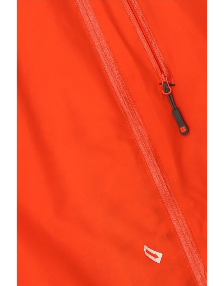 MOUNTAIN WAREHOUSE Chaqueta impermeable con capucha para hombre UK 42 XL Bloque de color naranja