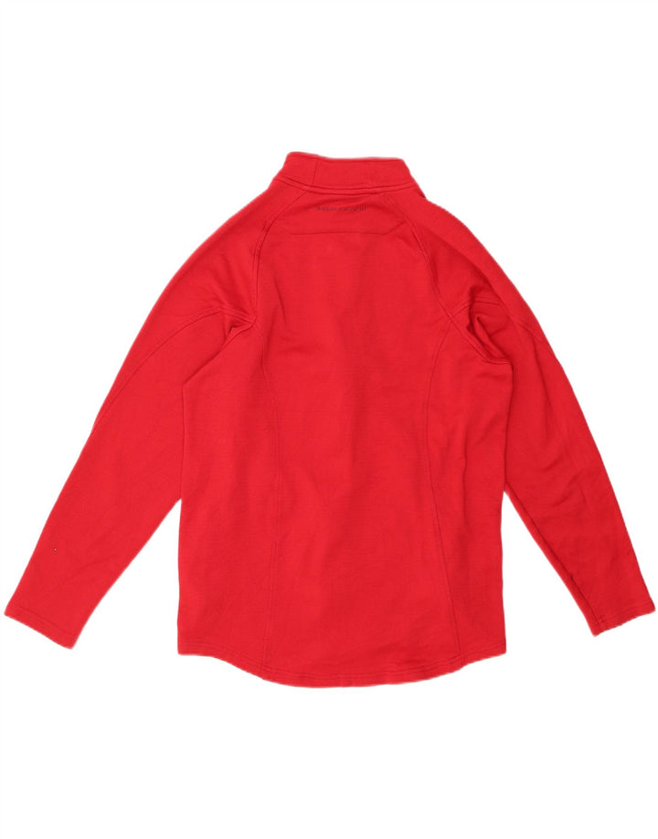 UNDER ARMOUR Chaqueta superior de chándal de corte holgado para mujer Reino Unido 40 Mediano Rojo