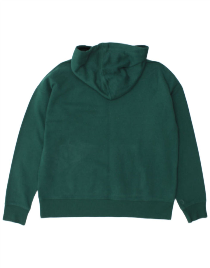 Dkny Hombre Sudadera Con Capucha Gráfica Jersey De Algodón Verde Medio