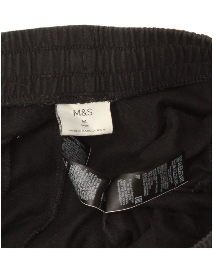 Marks & Spencer Pantalones De Chándal Para Hombre Algodón Negro Mediano
