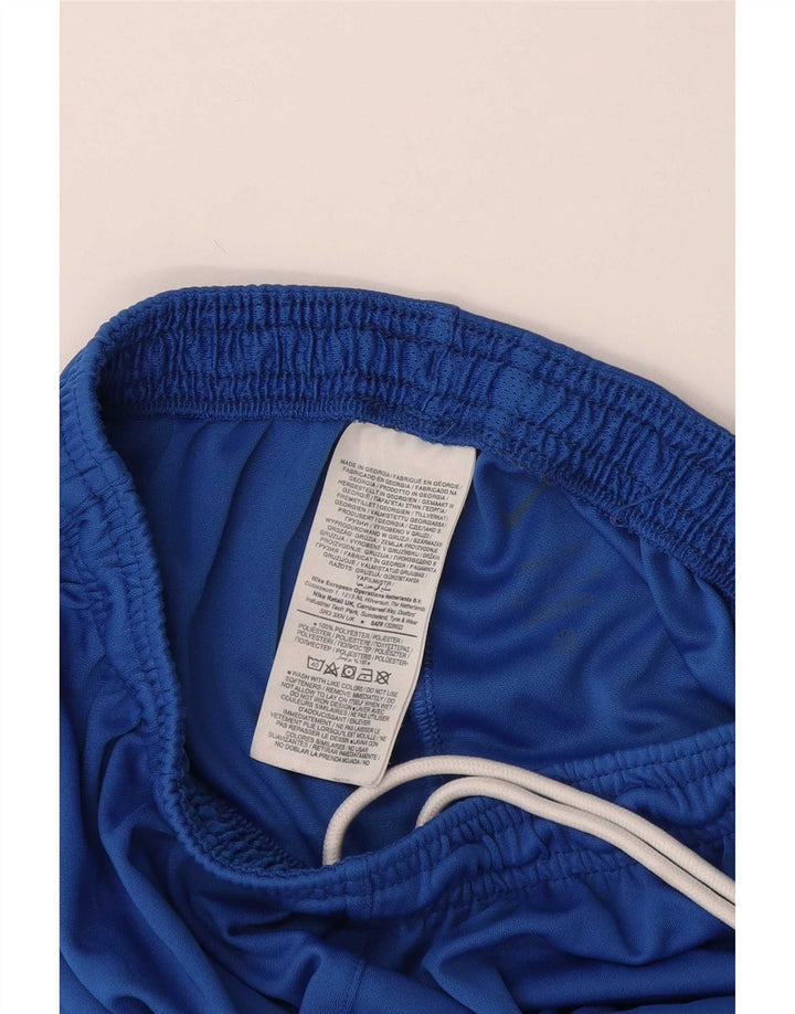 Nike - Pantalones cortos deportivos para hombre, talla pequeña, poliéster azul