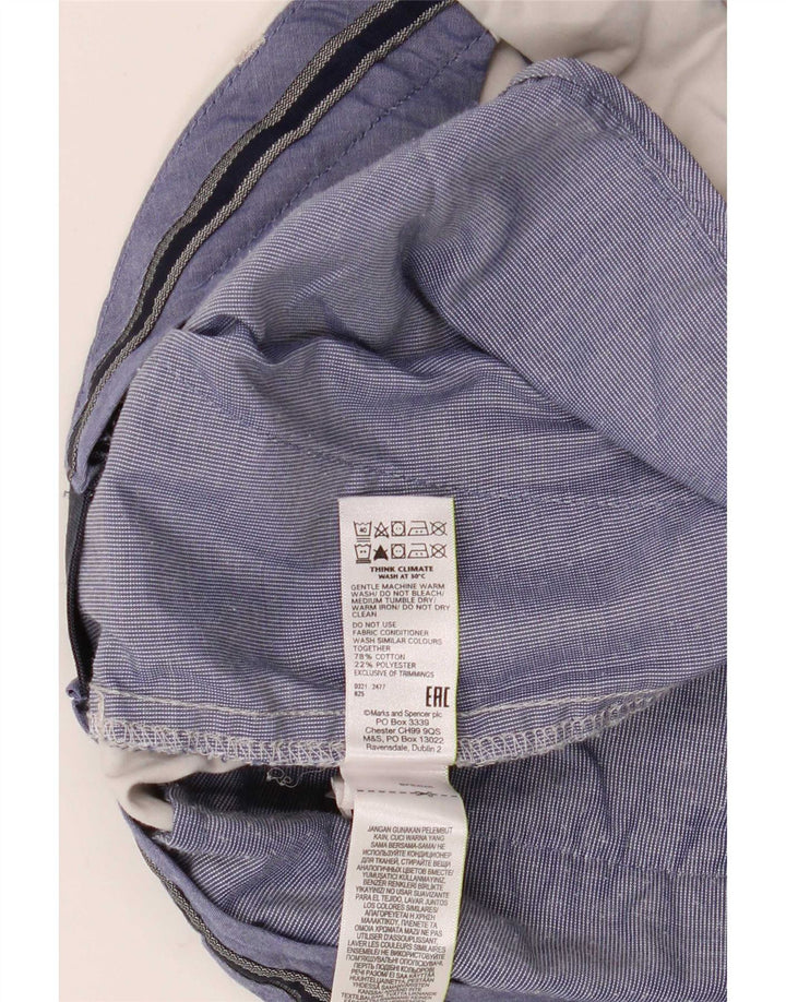 Marks & Spencer Pantalones cortos chinos para hombre W36 Algodón gris grande