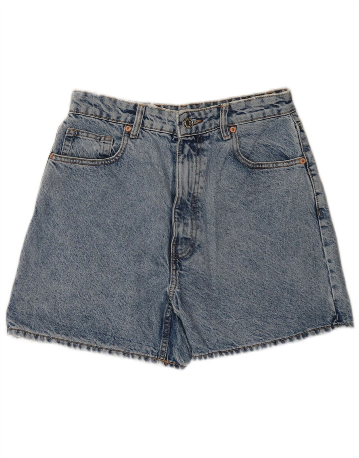 Zara Mujer Shorts Vaqueros EU 40 Medium W30 Algodón Azul