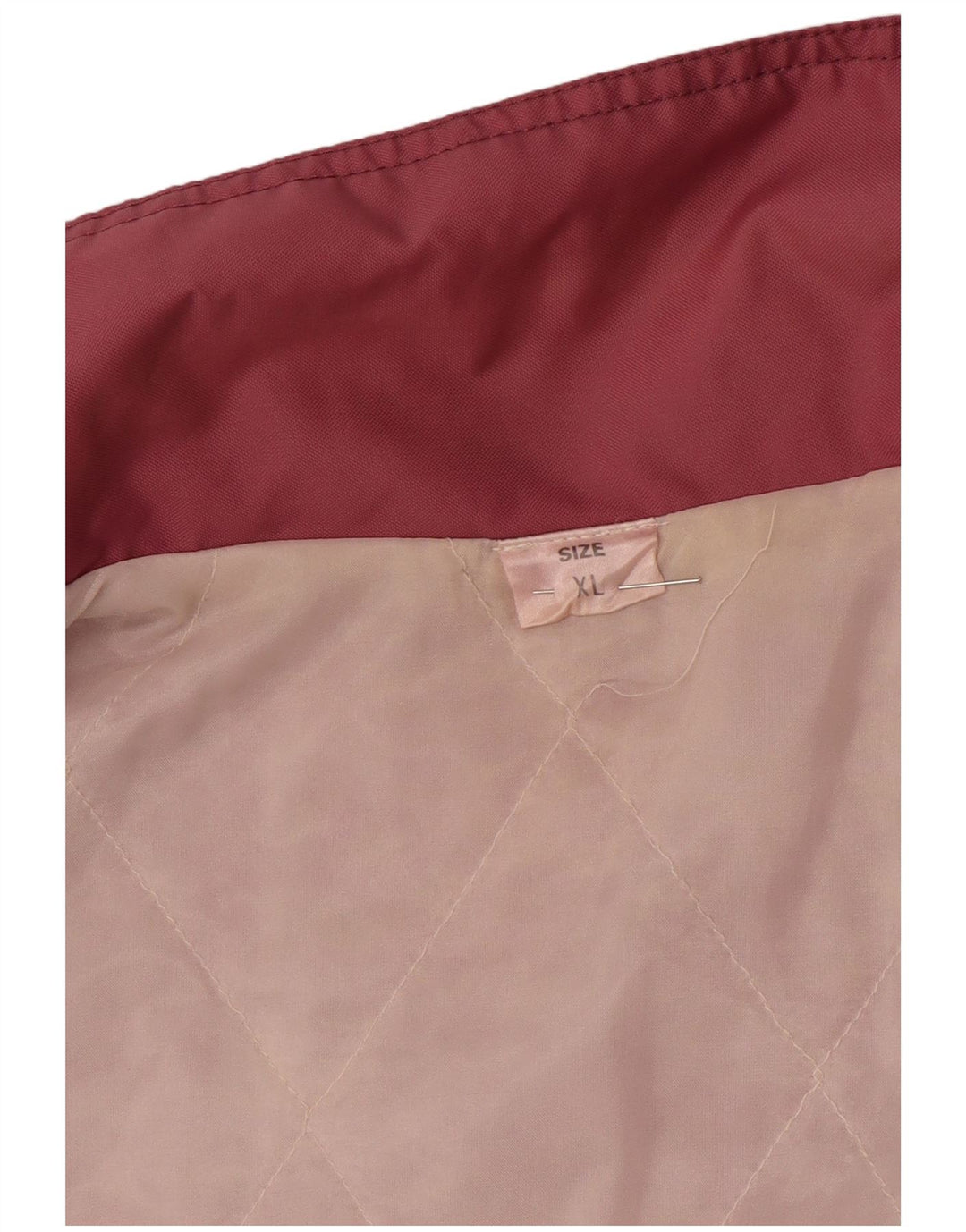 Chaqueta cortavientos vintage para hombre Reino Unido 42 XL Poliamida rosa