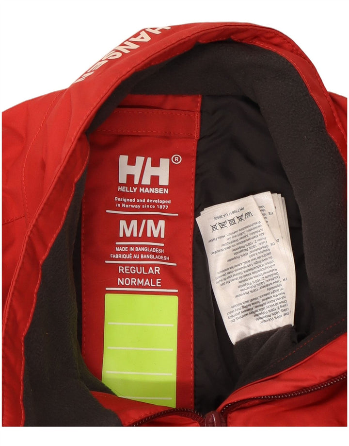 HELLY HANSEN Chaqueta cortavientos gráfica para mujer UK 44 Poliéster rojo mediano