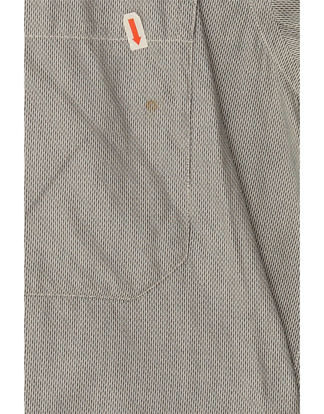 TRUSSARDI Mens Shirt Size 17 43 XL Grey Check Cotton Vintage Trussardi and Second-Hand Trussardi from Messina Hembry 