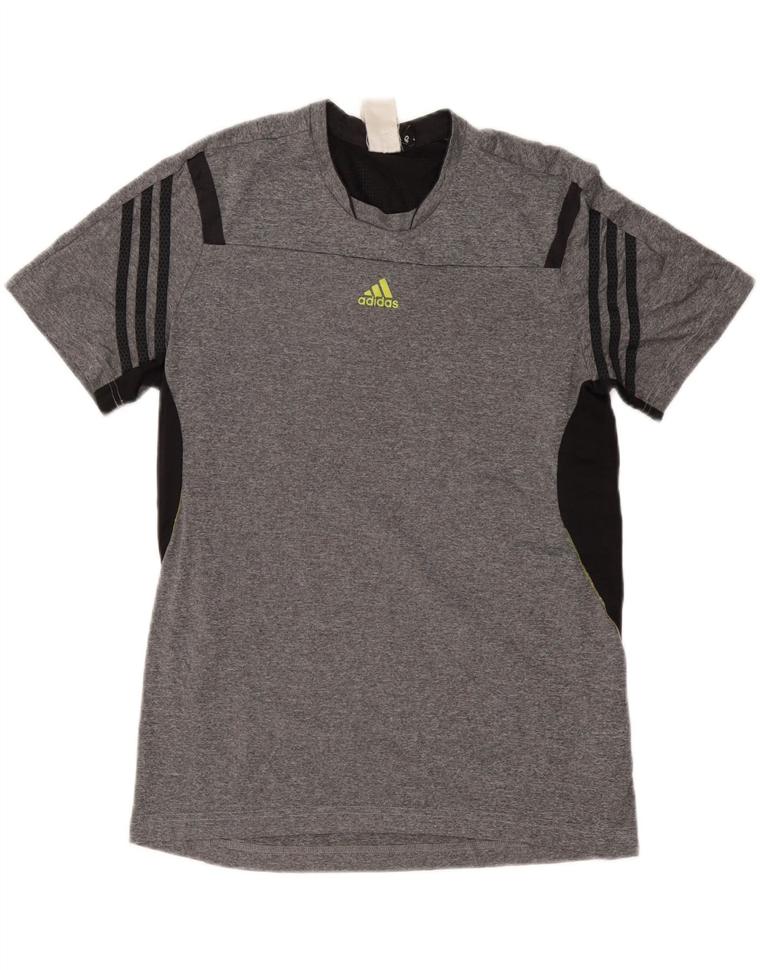 ADIDAS Camiseta Climacool para hombre Top Gris medio Colorblock Poliéster