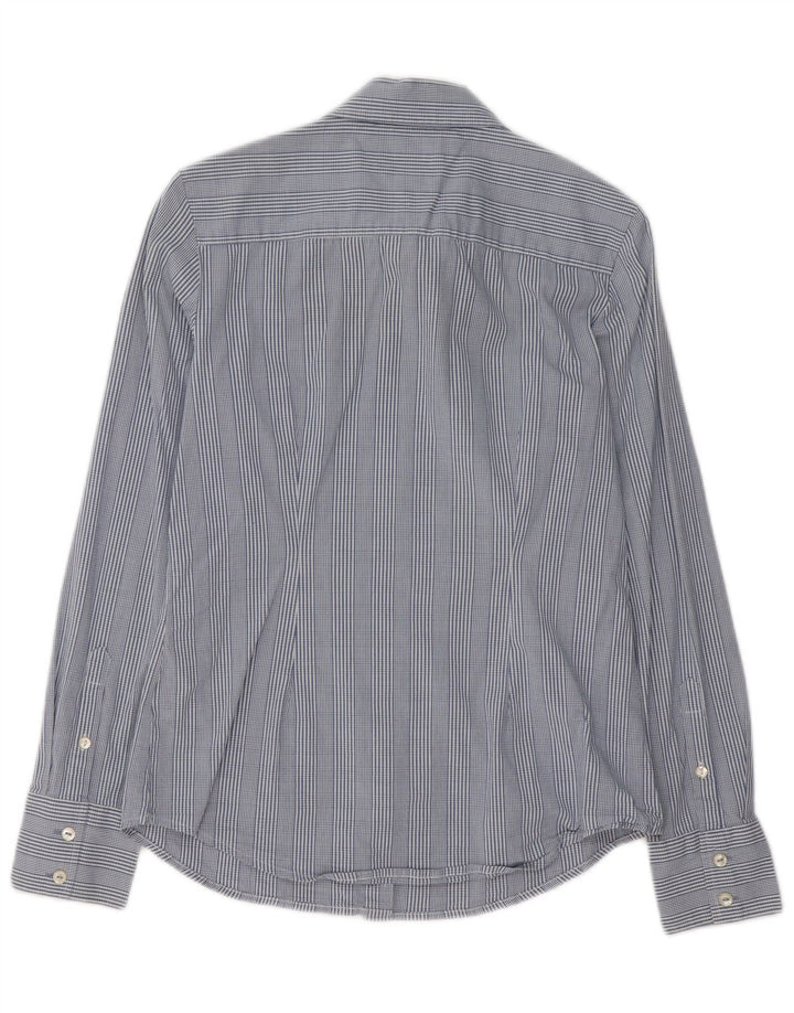 Camisa Tommy Hilfiger para mujer UK 44 Algodón a cuadros azul mediano