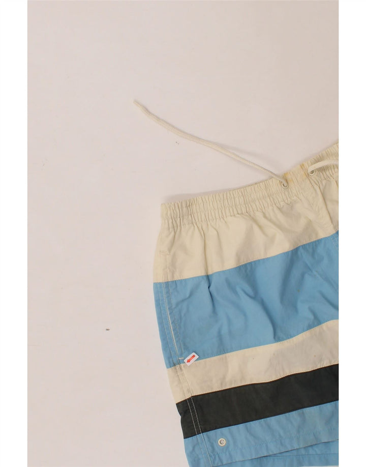 FILA Mens Graphic Swimming Shorts IT 50 Large  Multicoloured Striped Vintage Fila and Second-Hand Fila from Messina Hembry 
