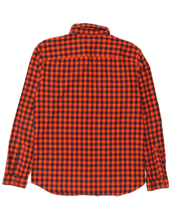 Camisa Jack & Jones Hombre Slim Fit XL Algodón Vichy Rojo