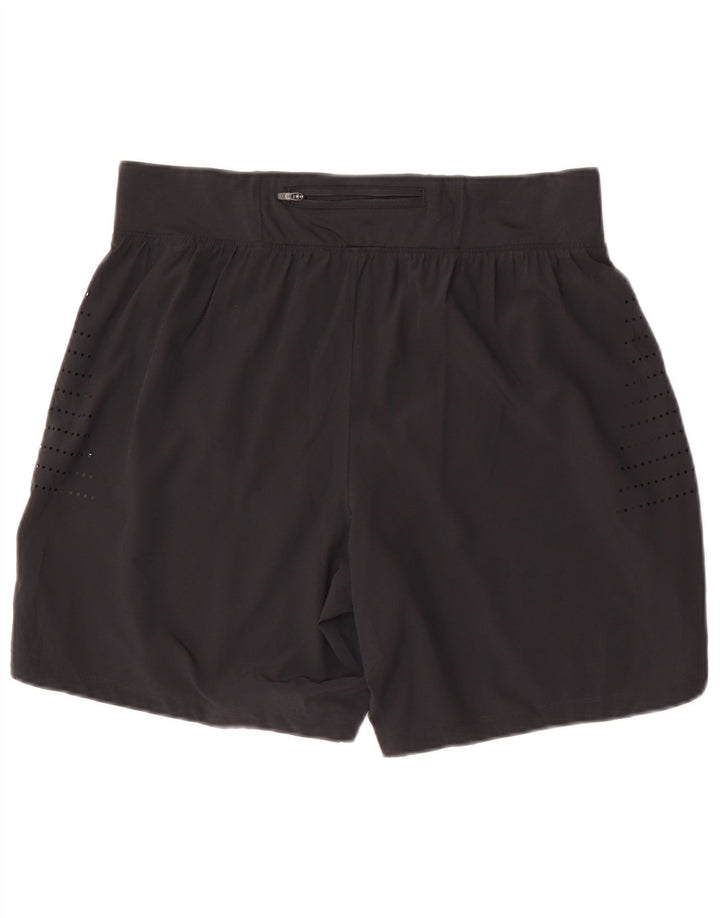 Under Armour Pantalones cortos deportivos para hombre poliéster negro grande