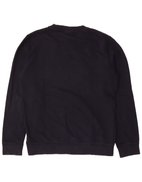 Napapijri Hombre Sudadera Gráfica Jumper Medium Azul Marino Camuflaje Algodón