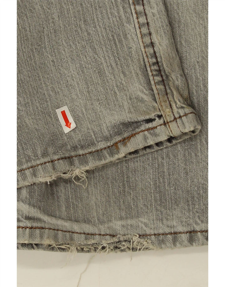 Marks & Spencer Vaqueros rectos para hombre W34 L33 Algodón gris