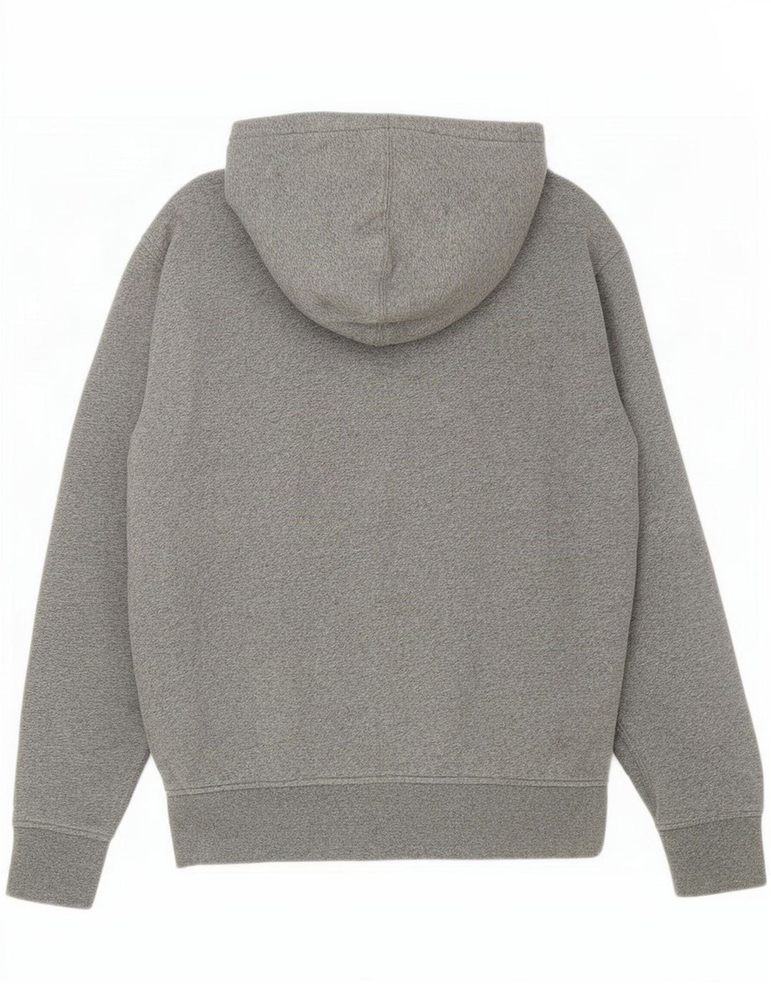 Gap - Sudadera con capucha y cremallera para hombre, talla pequeña, algodón moteado gris