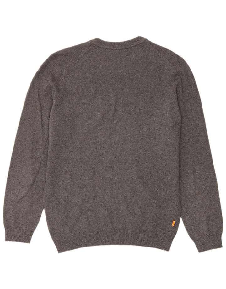 Timberland Jersey De Cuello Redondo Para Hombre De Lana Gris Medio