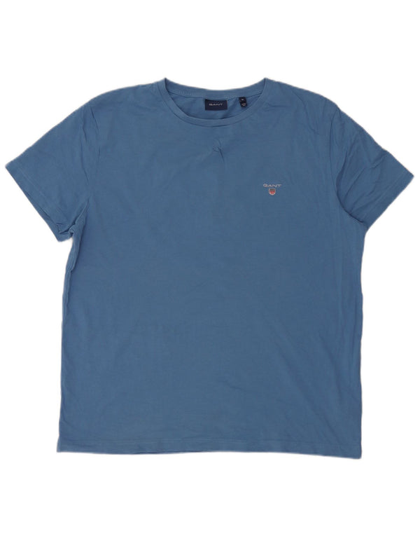 Gant Camiseta Hombre Top XL Azul Algodón