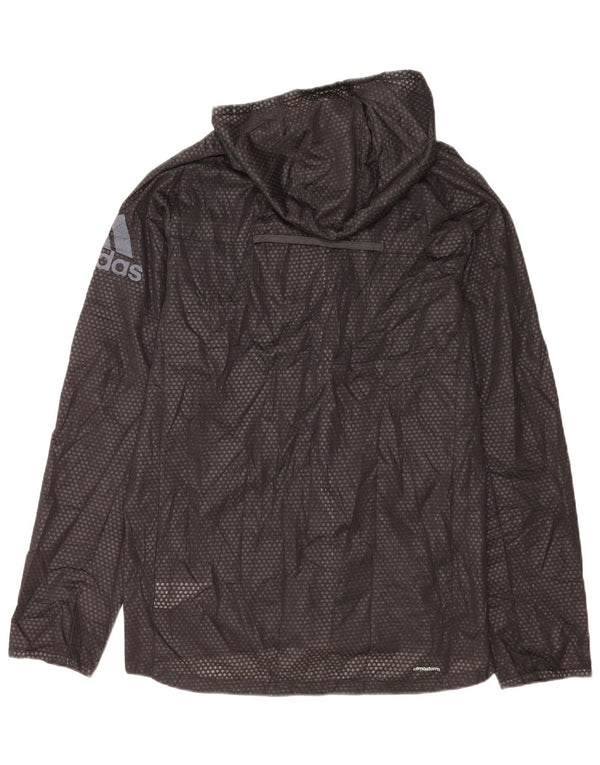 Adidas Climawarm - Chaqueta impermeable con capucha para hombre, talla 38, talla mediana, color negro