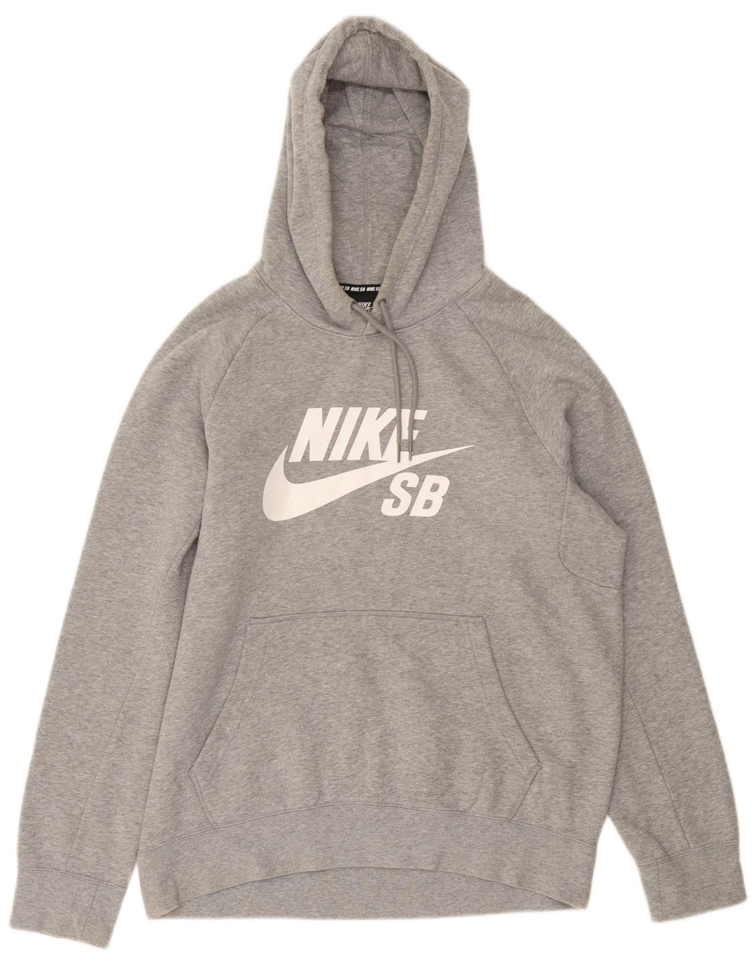 Nike Nike SB Graphic Sudadera con capucha de algodón moteado en gris medio