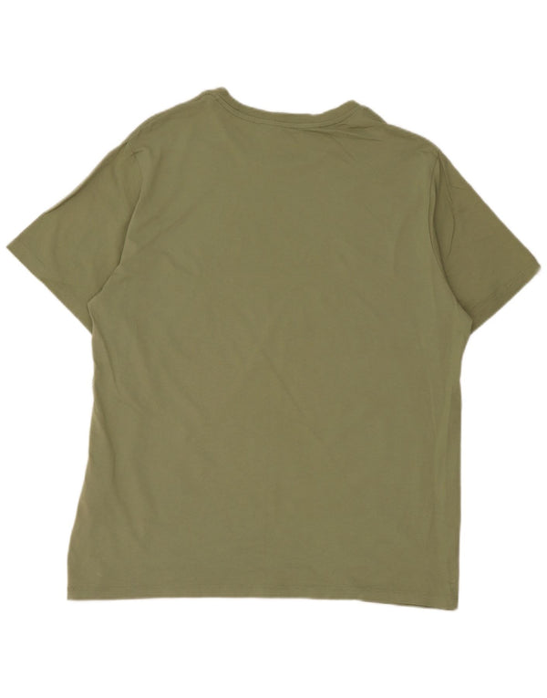 LEVI'S Camiseta gráfica para hombre Top XL Algodón verde