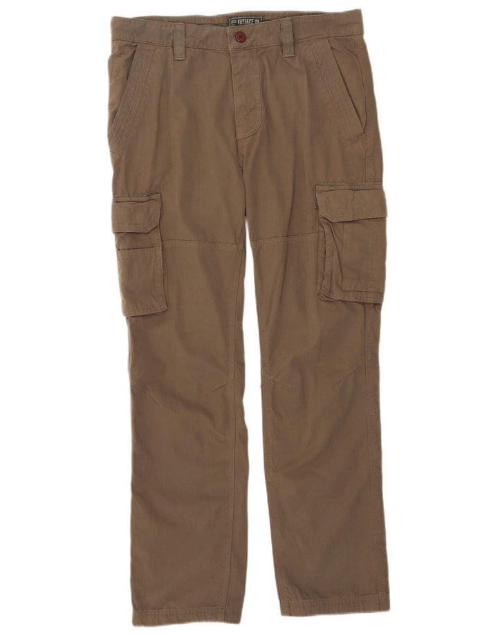 Pantalones cargo rectos para hombre Fat Face W34 L31 Caqui