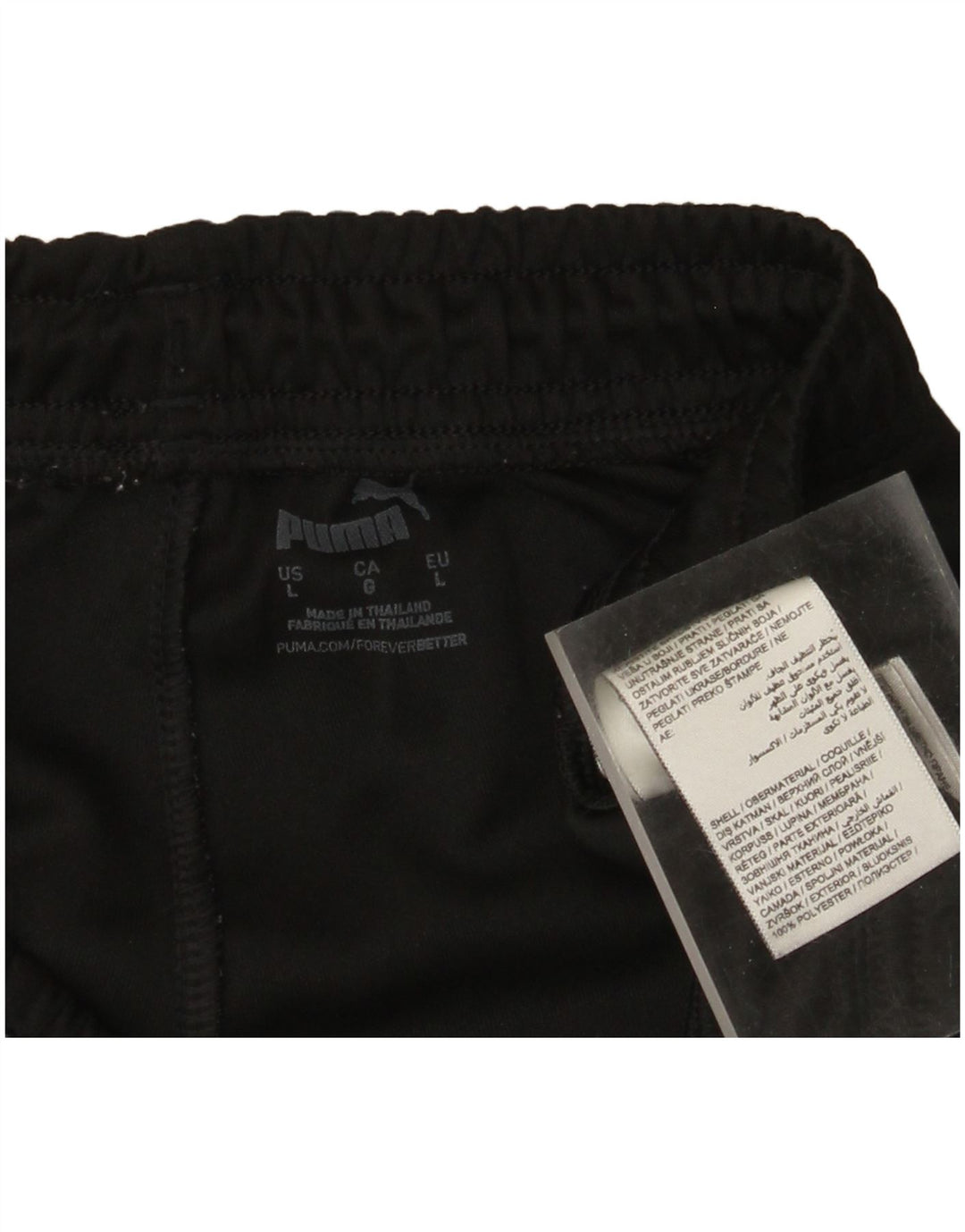 Puma Pantalones De Chándal Para Hombre Joggers Large Negro Poliéster