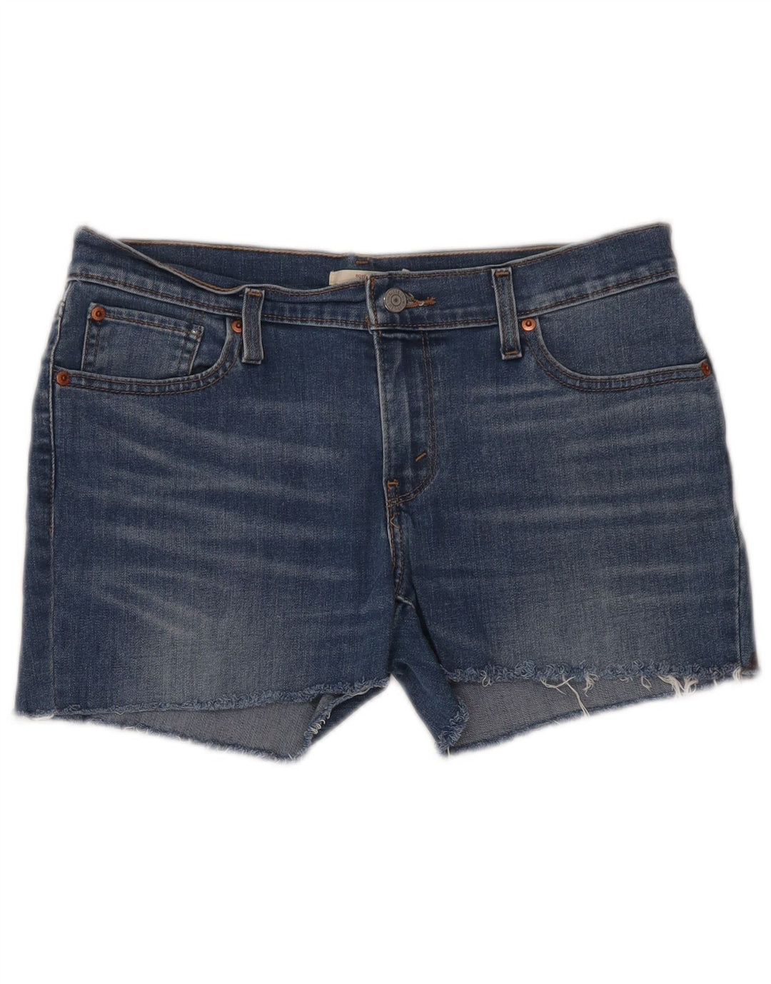 Shorts Levi's Mujer W29 Algodón Azul Medio