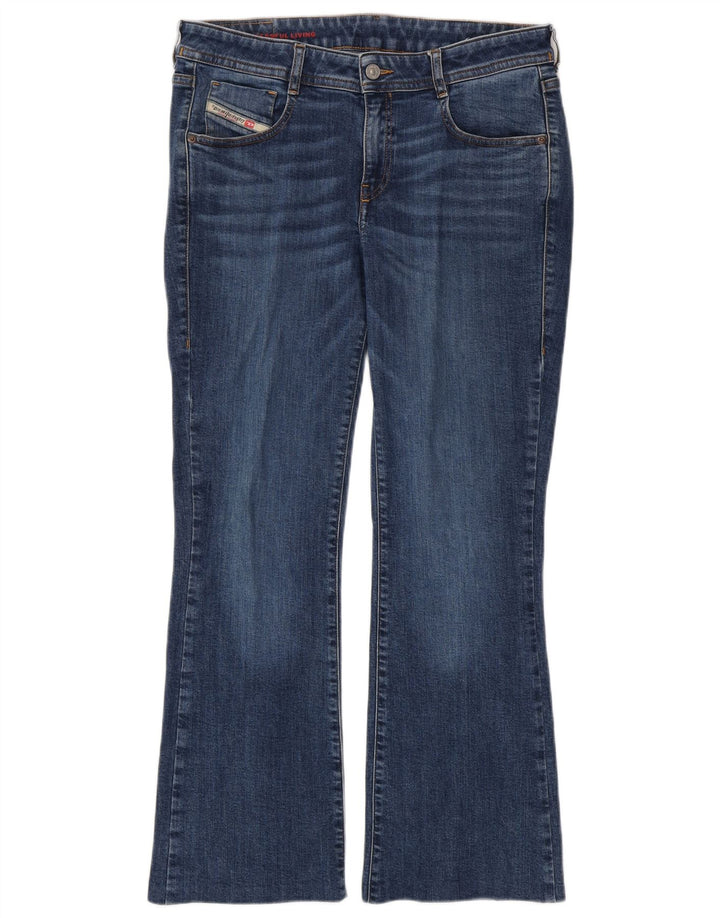 DIESEL Vaqueros Bootcut Mujer W30 L28 Algodón Azul Marino