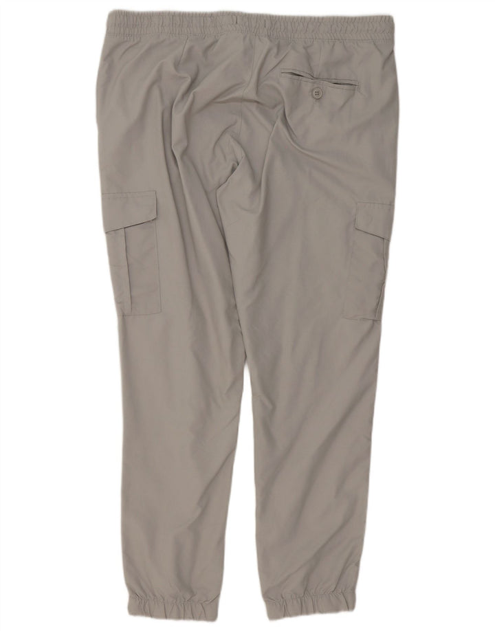 FRENCH CONNECTION Pantalón cargo tipo jogging para hombre XL W38 L29 Poliéster gris