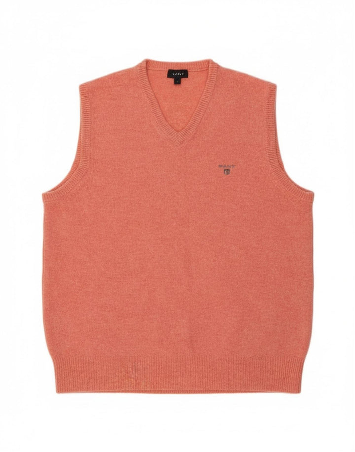 Gant Hombre Chaleco Tank Top Large Lana Rosa