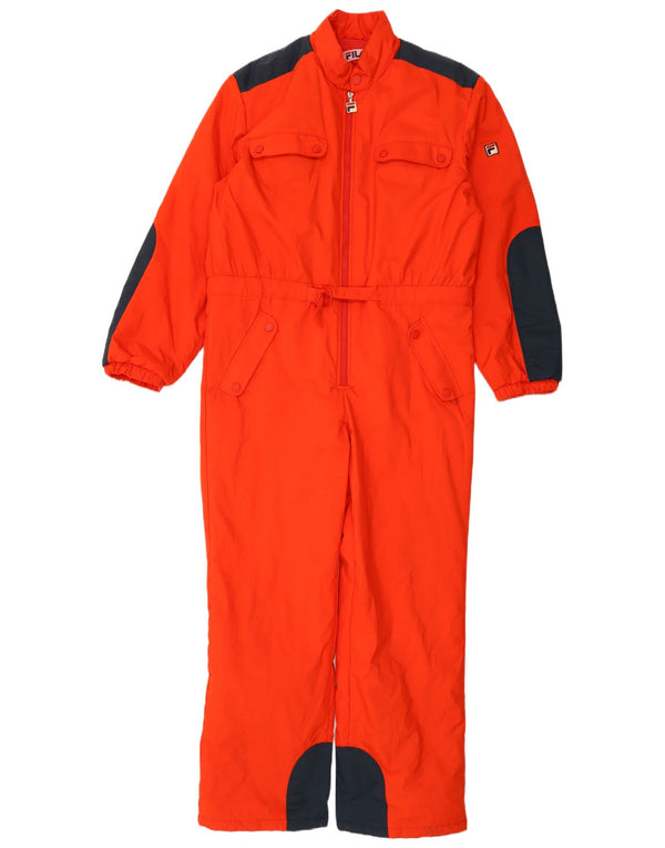 Fila Mono de esquí para hombre ES 40 Mediano Naranja Colorblock Poliamida