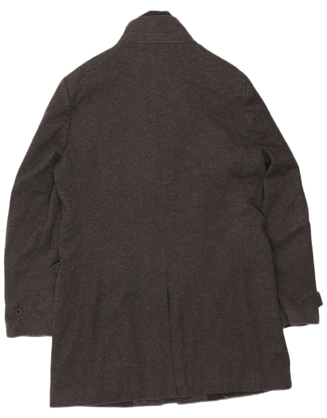 Abrigo ZARA Hombre ES 42 XL Poliéster Gris